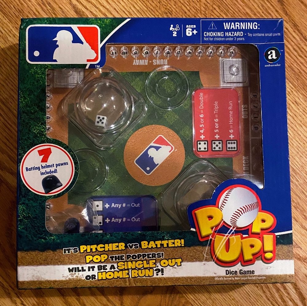 Baseball Pop Up Dice Game